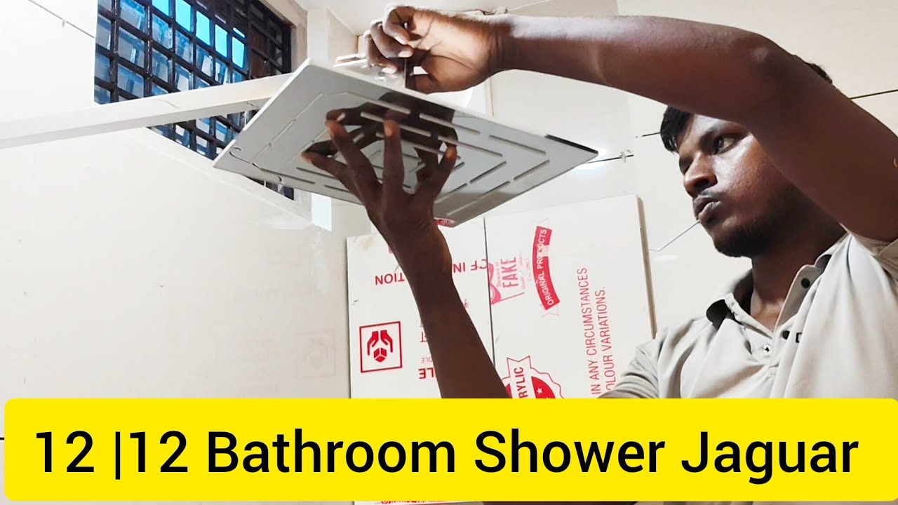 Jaguar 2 way Celling Shower Install | Bathroom Awesome | how to install rain shower | Shower fitting