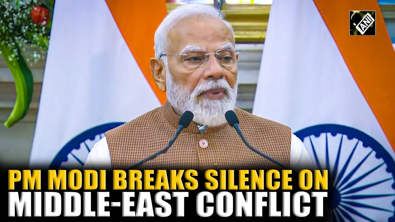 PM Modi comments on Middle-East conflict, urges all sides to choose dialogue and diplomacy