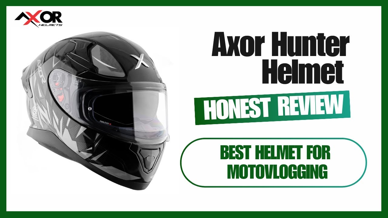 Axor Hunter Helmet – Honest 1 Week Review 🏍️ | Real Experience & Verdict!