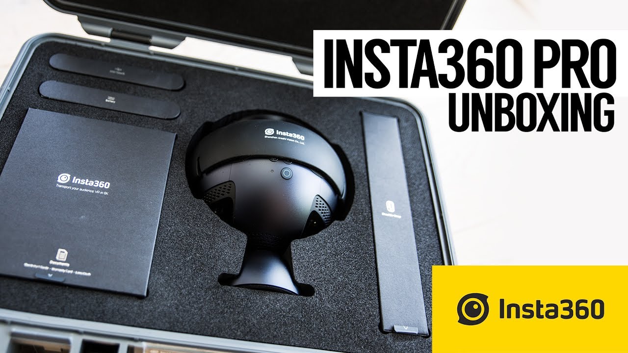 Insta360 Pro 8K 360‑Degree VR Camera Unboxing