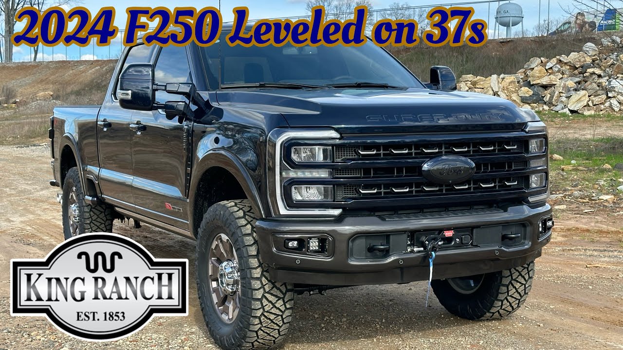 Ford F-250 KING RANCH 2024 года, выровненный на 37-й секунде, СОВЕРШЕНСТВО