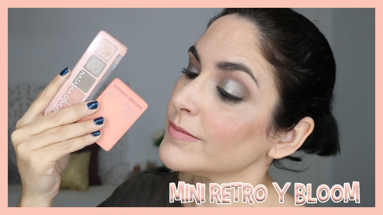 NATASHA DENONA MINI RETRO + BLOOM Highlighting Blush 😱 [ review + swatches + comparativa ]