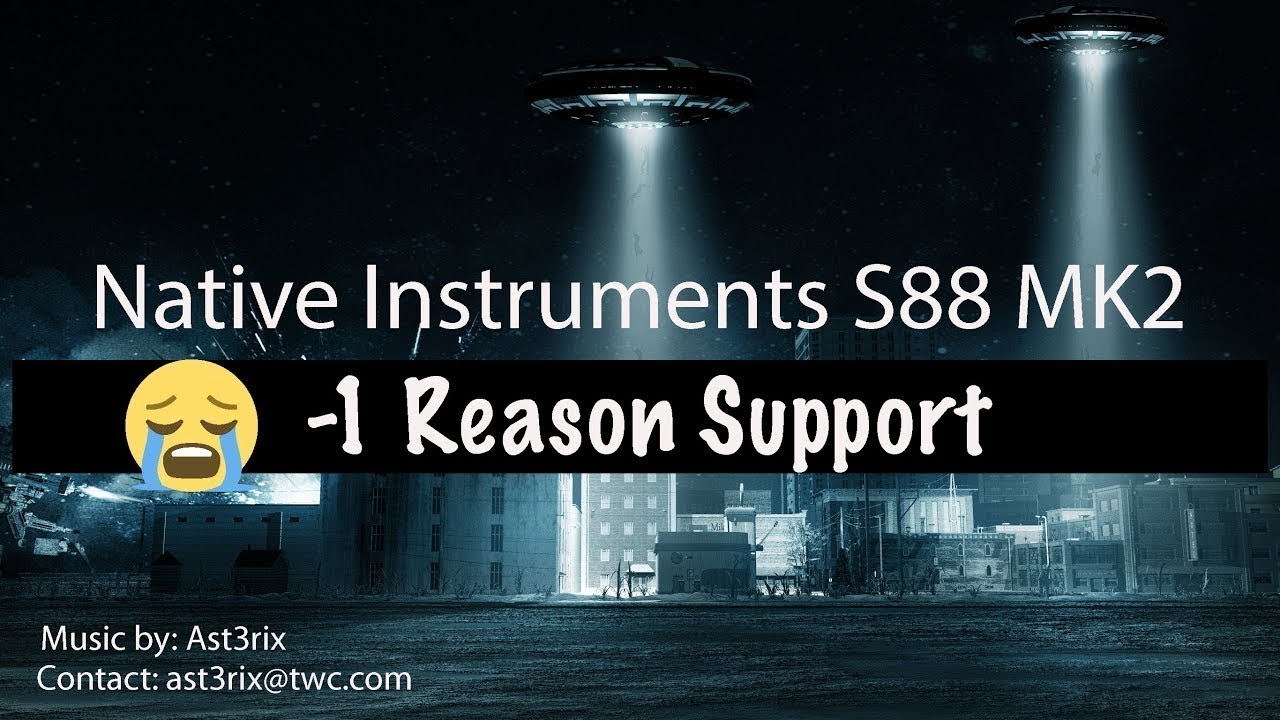 Native Instruments Komplete Kontrol S88 MK2 | -1 Reason Support