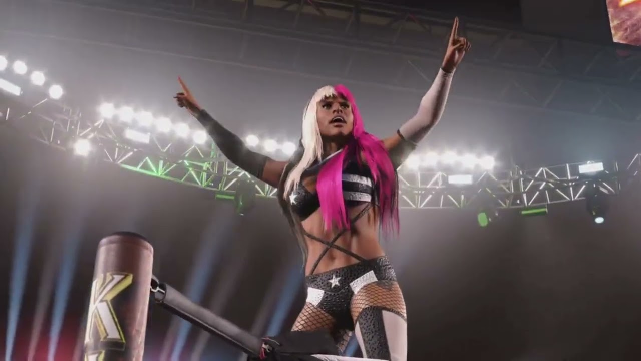 Wwe 2k25 Zelina Vega Vs Charlotte Flair Queen Of The Ring Tournament Quarterfinals