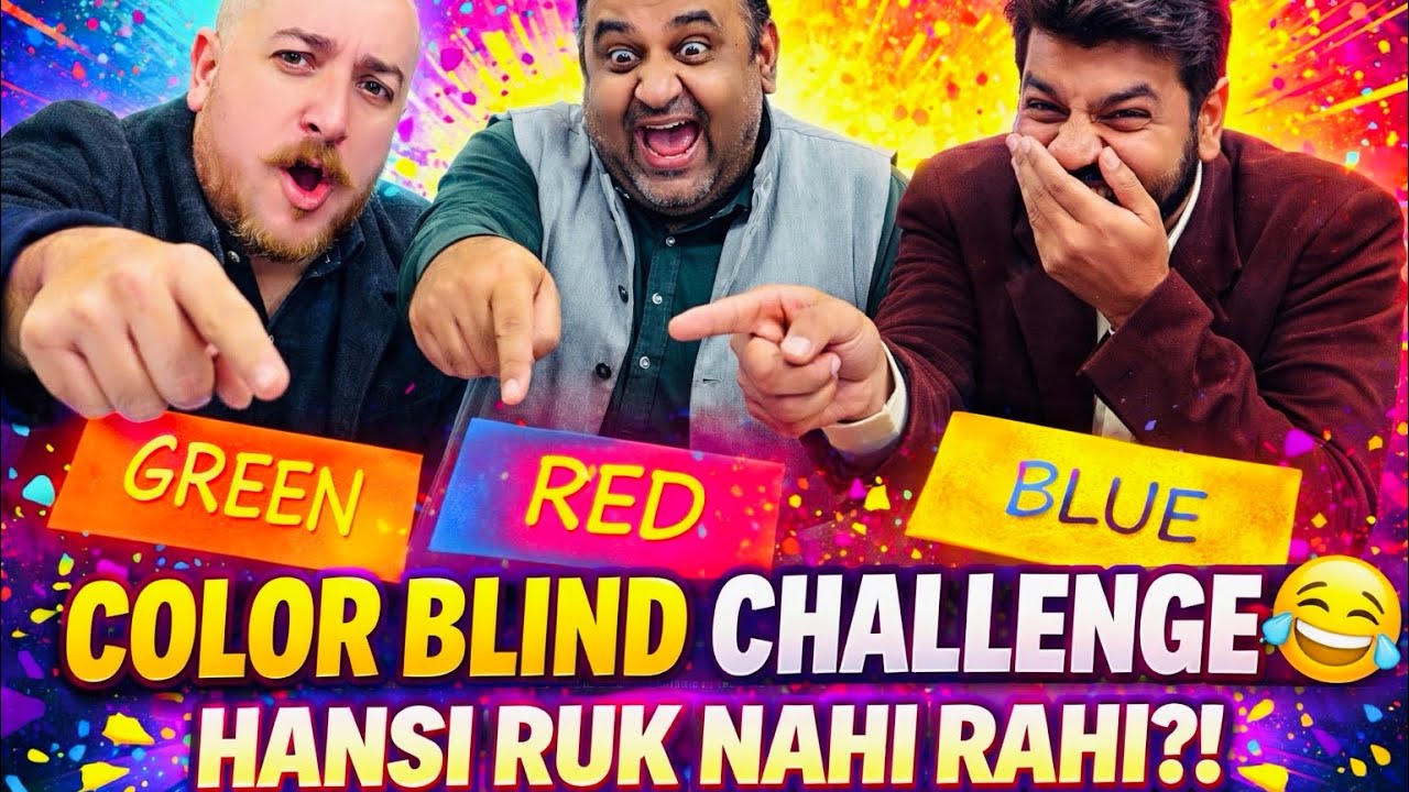 Humne Khayla Color Blind Game & Lost Our Minds 🤯😂 | Fun, Fails & Laughs | Arafatistan