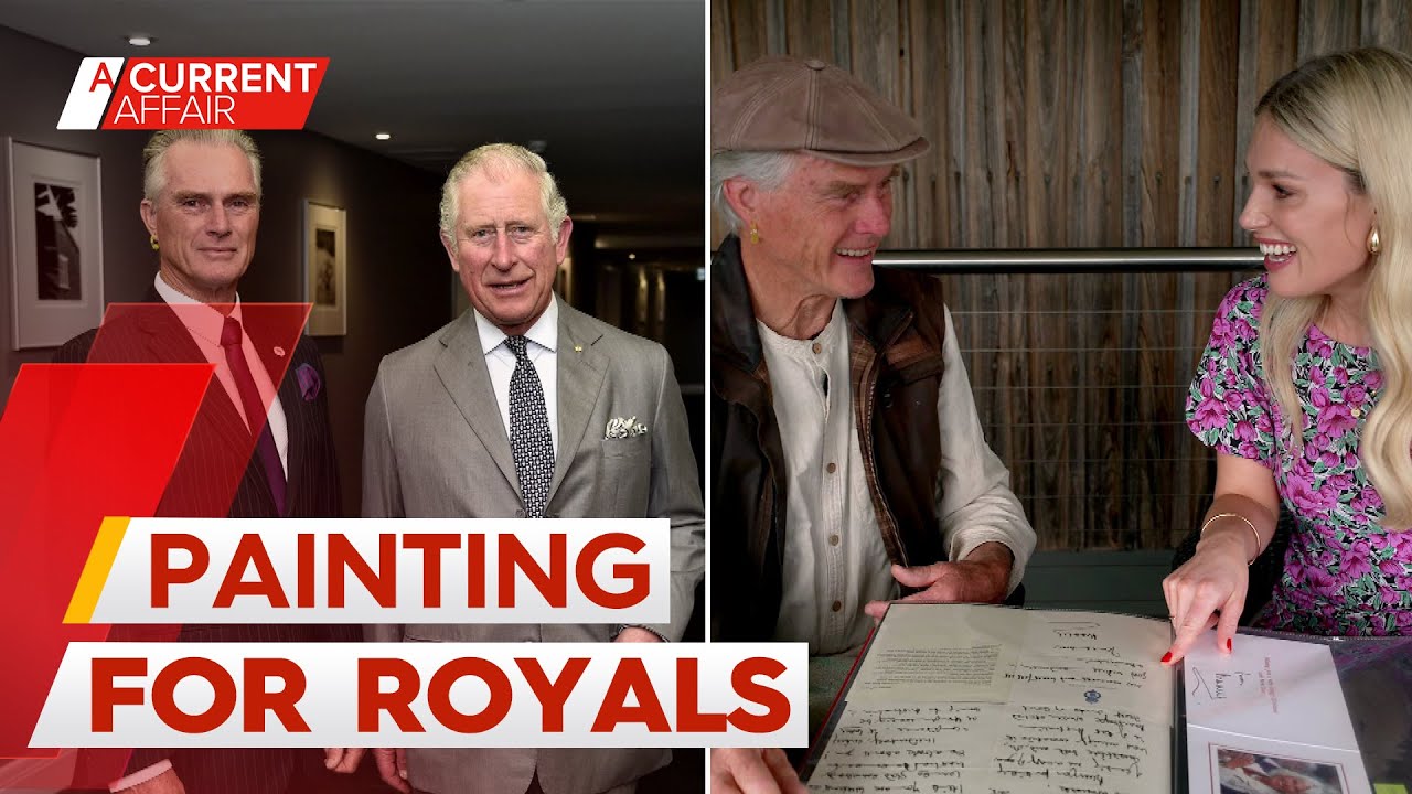 The King's special friendship with an artist from the Blue Mountains | A Current Affair
