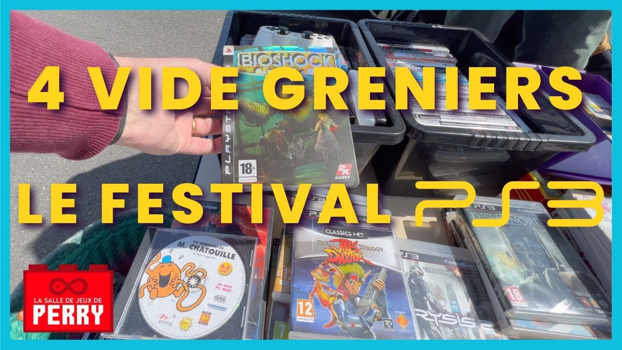 🤩 4 VIDE GRENIERS LIVE - Vinyles, DVD, Jouets et un TRES GROS LOT de jeux PS3 🎮
