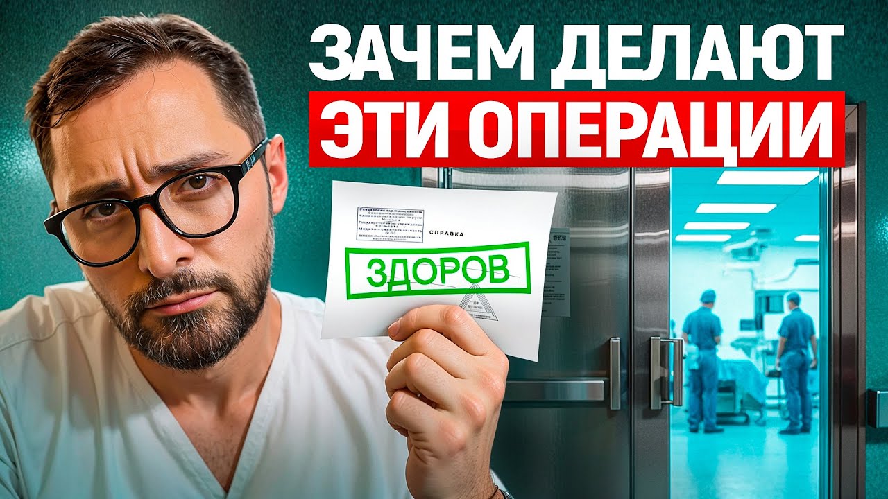 Сомнительные операции, которые делают не по показаниям