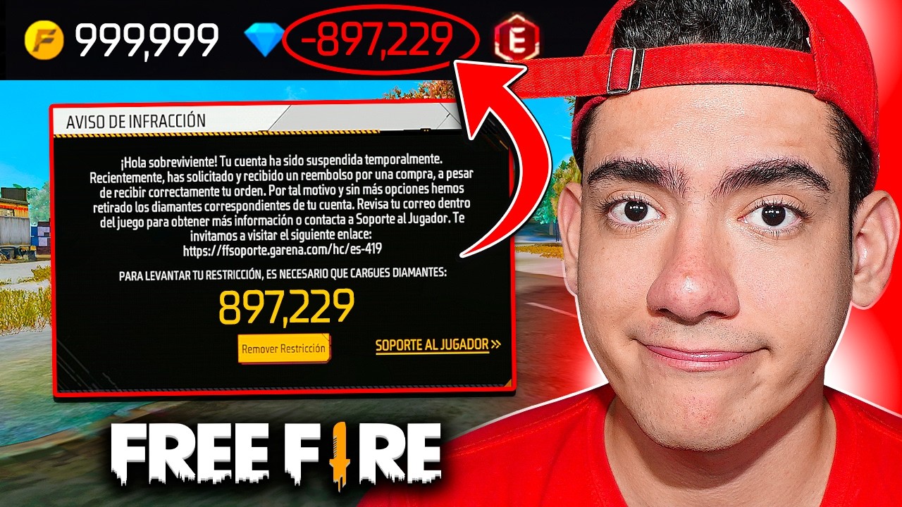 LE QUITE el REEMBOLSO de DIAMANTES A LA CUENTA de UN SEGUIDOR en FREE FIRE !! - TheDonato