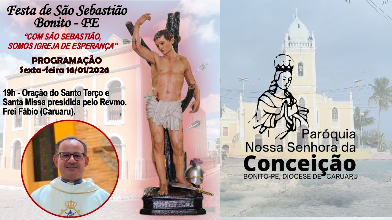 Festa de São Sebastião, 9ª Noite,  Matriz da Conceição Bonito - PE 16/01/2026