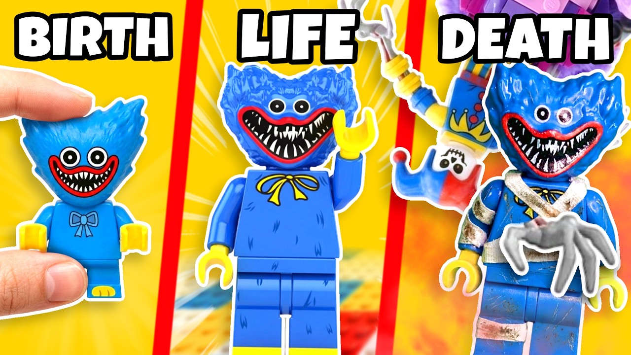 I Built the LIFE of HUGGY WUGGY in LEGO...