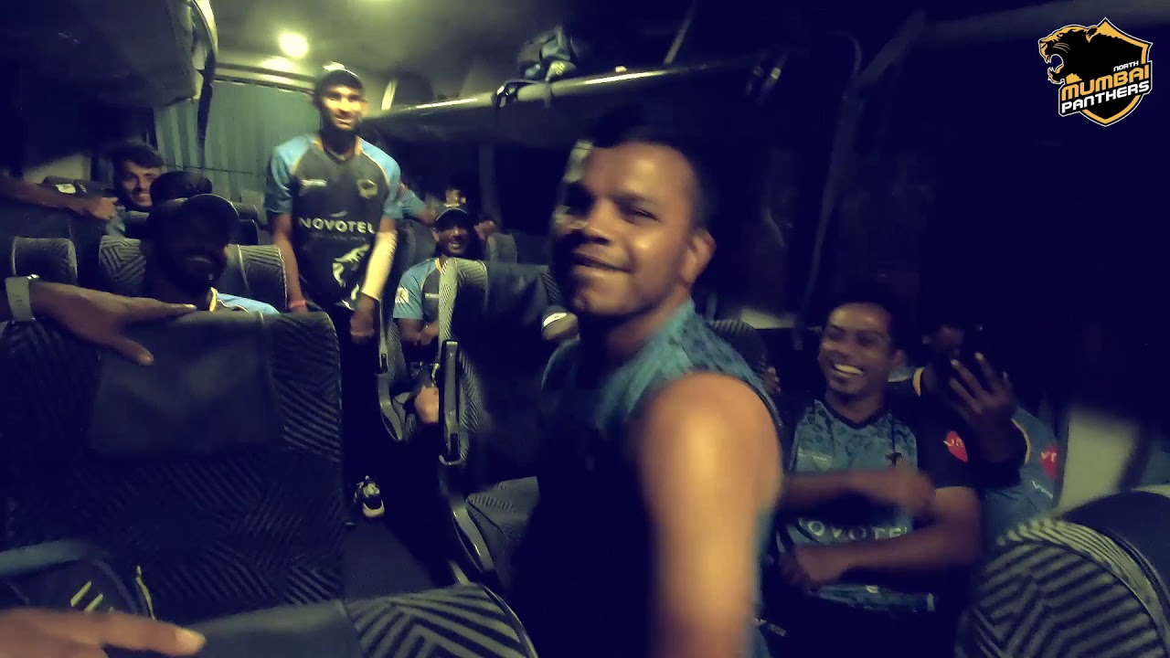 Team Bus Celebration after 1st Match win