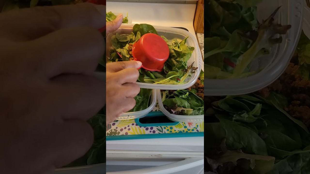 Taco Salad Meal Prep! #theladybeast #mommybodyceo #bigback #weightloss