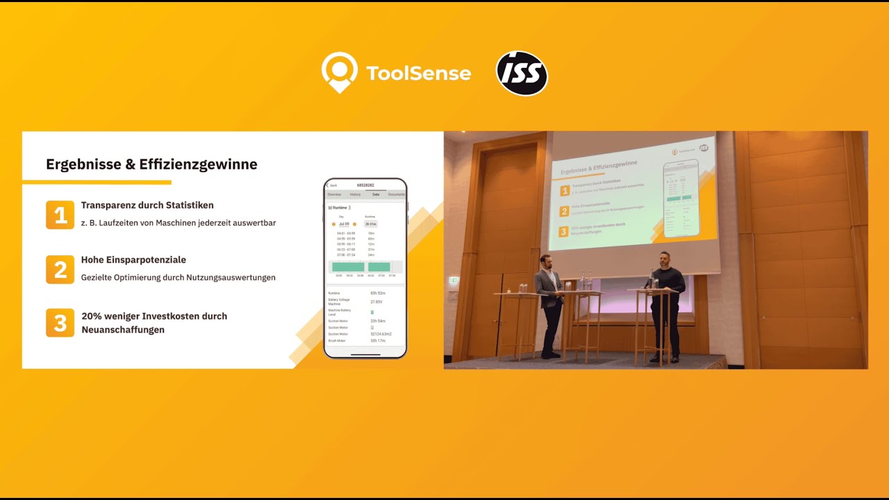 Wie ISS Österreich mit ToolSense 20% Maschinenkosten einspart