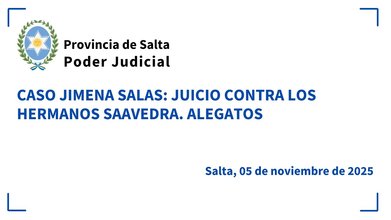 Jimena Salas: Alegatos
