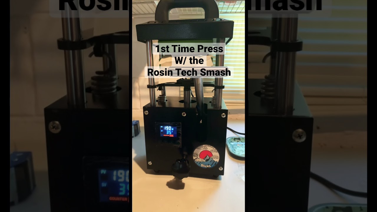 My First Time Using the Rosin Tech Smash - Short