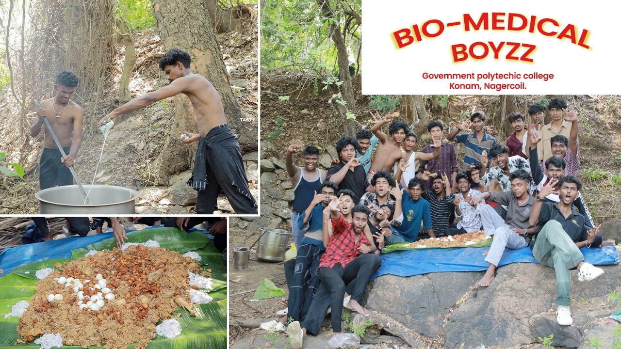 Government polytechic college.,Konam, Nagercoil. Bio- Medical Boyz. Outdoor Cooking Vibe...