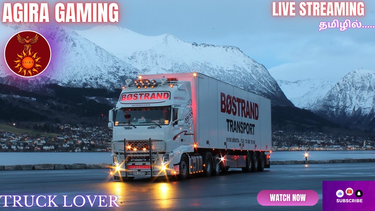 Euro Truck Simulator 2 🚛 | Relax Night Drive | Tamil Live