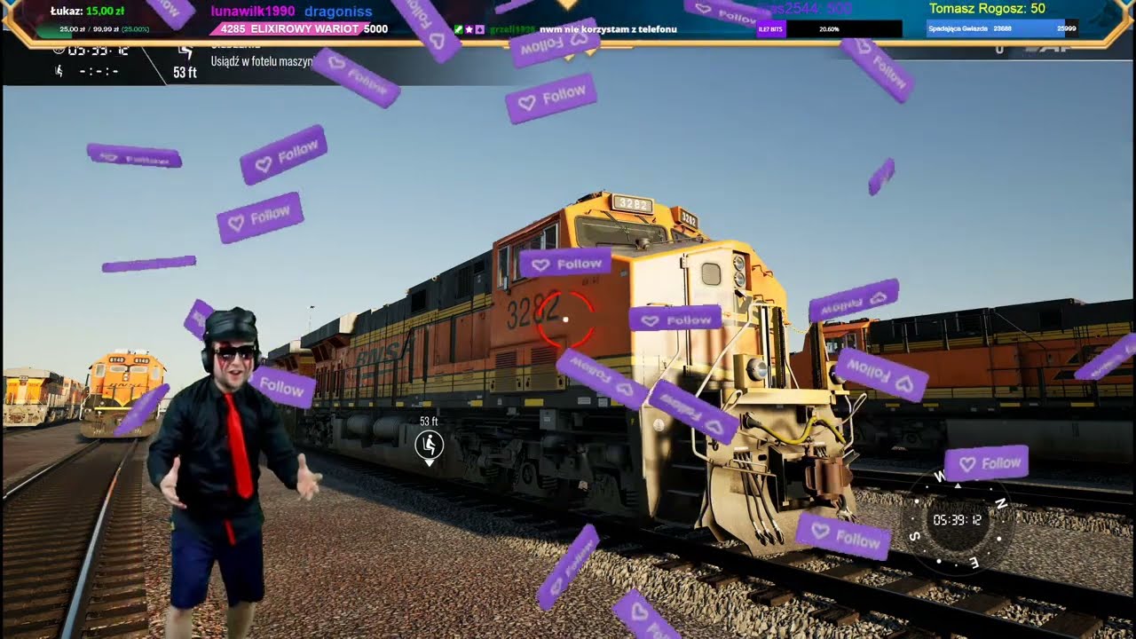 MASZYNISTA W NOWEJ MOCNEJ LOKOMOTYWIE ! TRAIN SIM WORLD 3 !