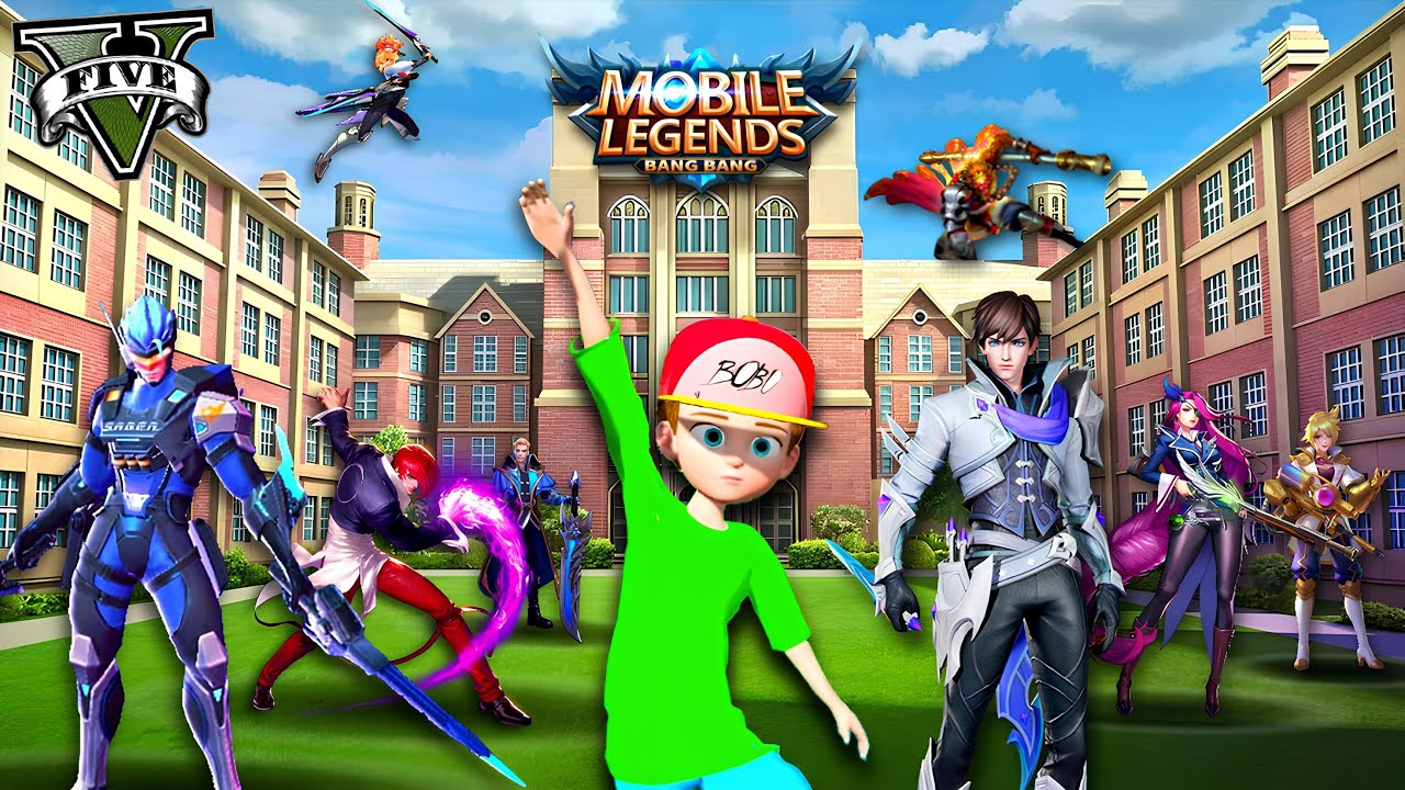 ကျွန်‌တော် Mobile Legends ကျောင်းတော်ကြီးမှာပညာသင်ယူခဲ့တယ် | MLBB School in GTA V | SMART On Live