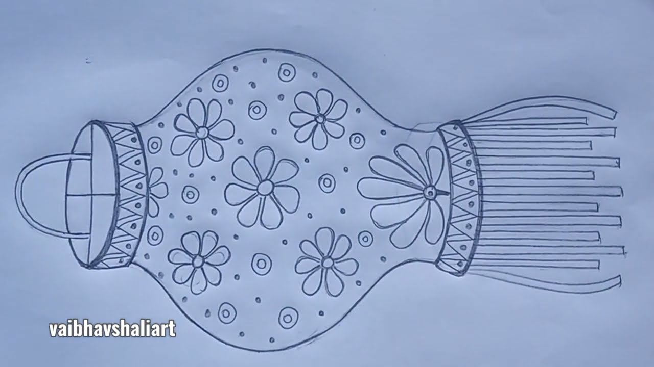 How to draw Diwali Lantern | Diwali Special drawing | #Akashkandil , # diwalilantern, #diwalispecial