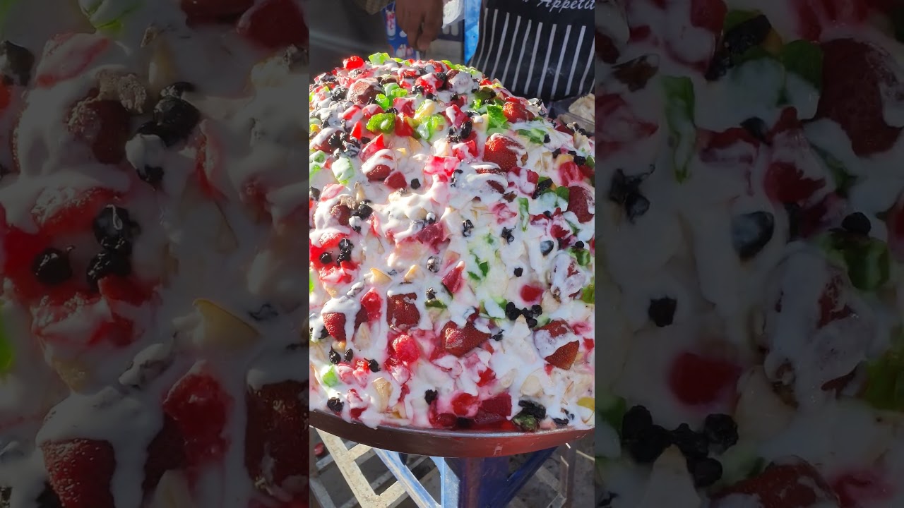 Easy and Quick cream fruit chaat | recipe,creamy fruit chaat recipe| 🤔🤔