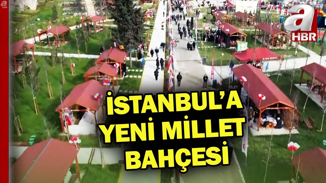 Fatih'te 40 bin metrekarelik millet bahçesi açılıyor | A Haber