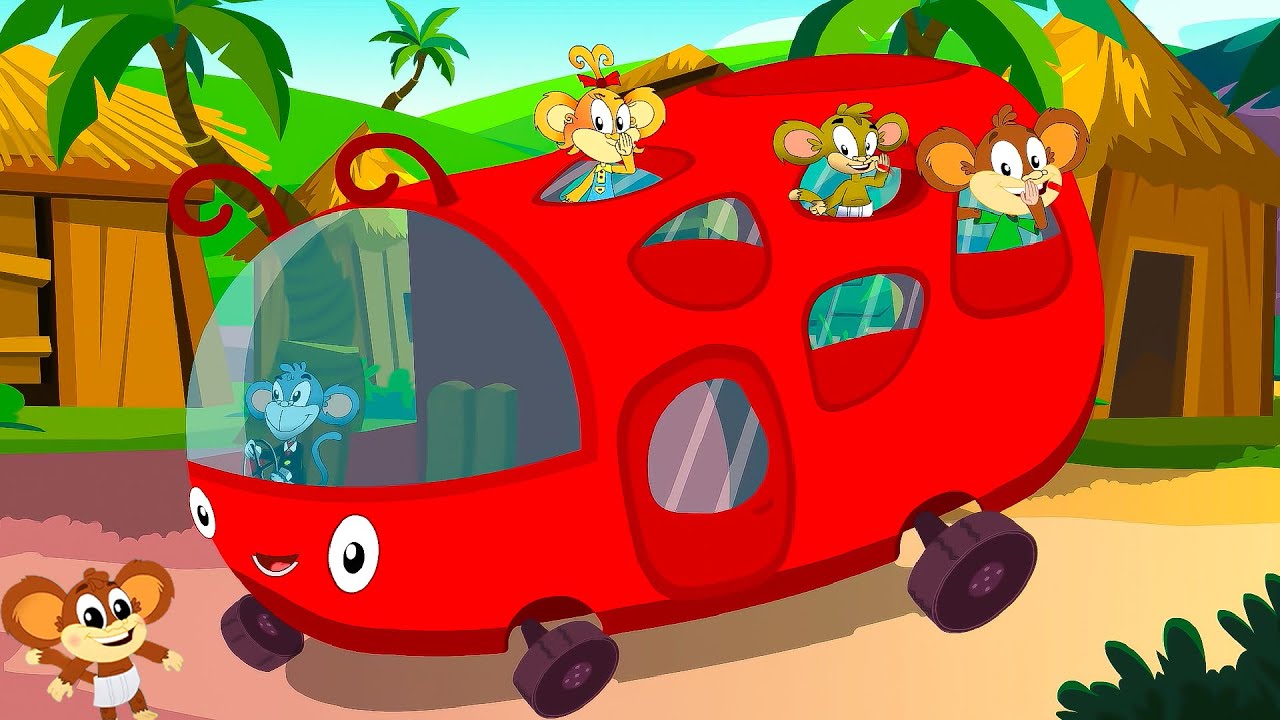 Wheels On The Bus + More Nursery Rhymes & Kids Songs