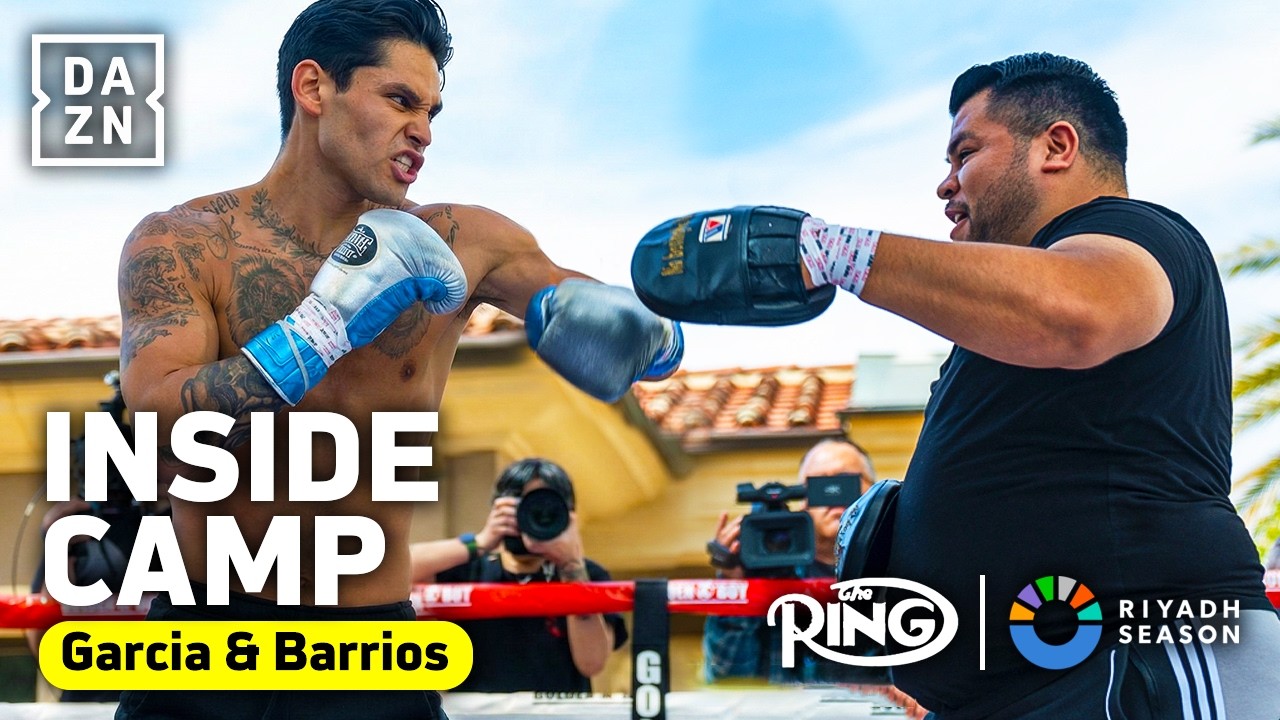 INSIDE CAMP: Ryan Garcia&rsquo;s INSANE LEFT HOOK Training Ahead of Mario Barrios Fight