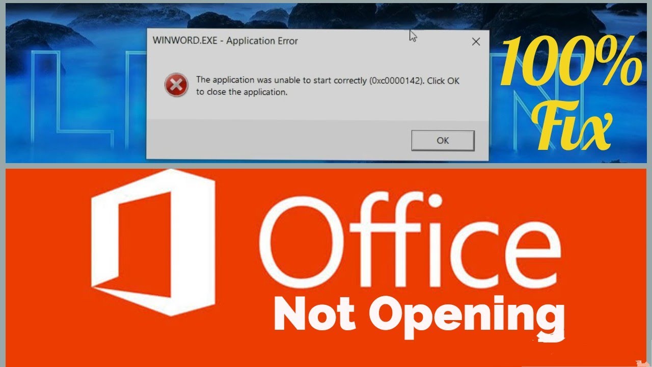 microsoft office not opening windows 10 fix