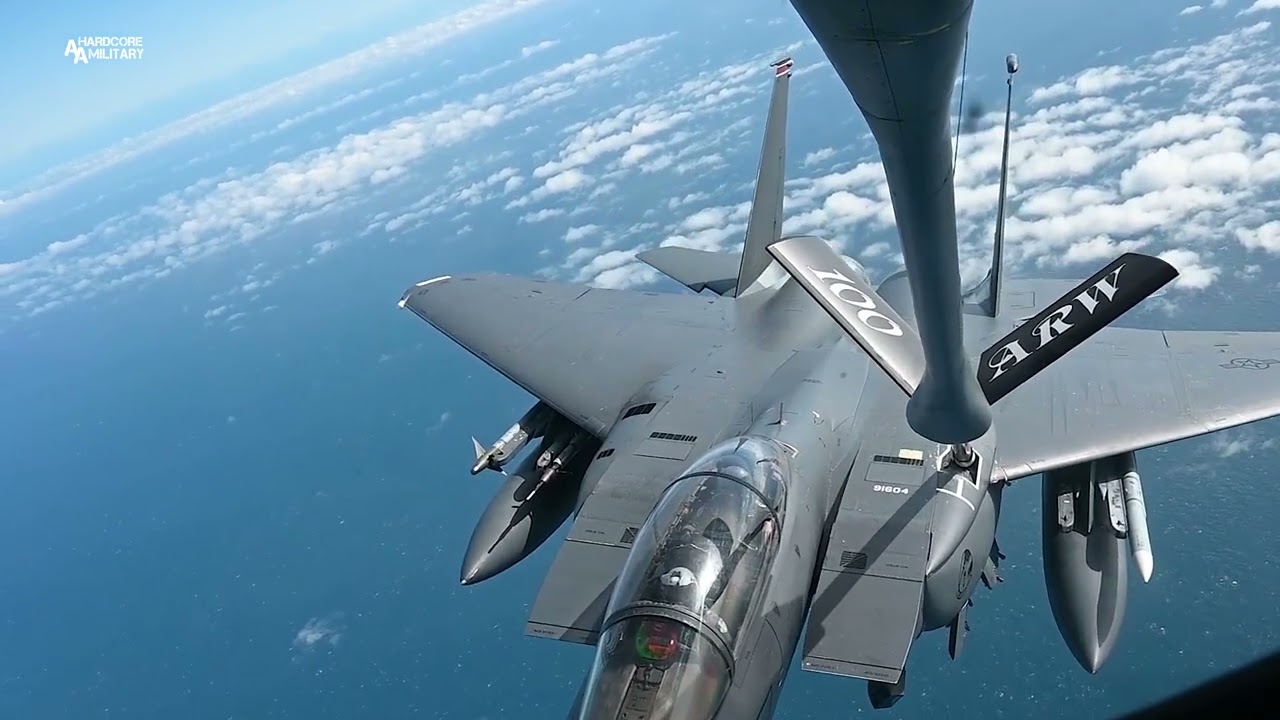 Bloody Hundredth&rsquo;s KC-135 Stratotanker | Baltic Trident Air Refueling F-15 Eagles