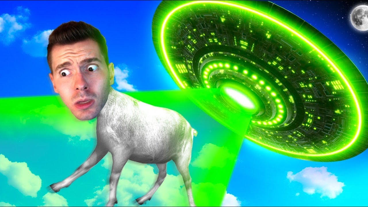 LIPÃO CABRA foi engolido por UMA NAVE ESPACIAL! - Goat Simulator 3