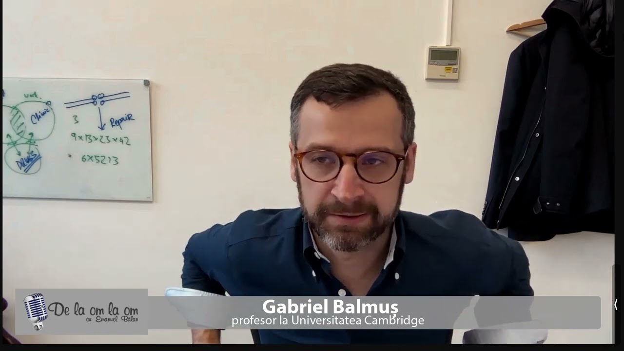 Gabriel Balmuș - profesor la Universitatea Cambridge