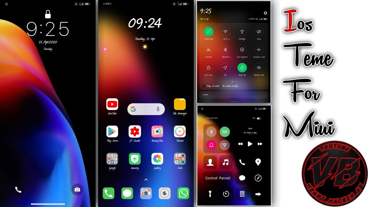 MIUI 11 THEME | Best iOS Theme For MIUI 11 MIUI 12 Official Boot Animation Enable Any Xiaomi Devices