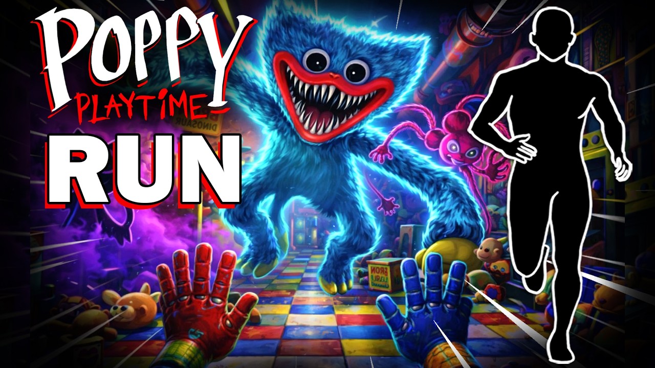 Immersive Interactive Warm Up丨Poppy Playtime Escape | Full Body #interactive warm-up studio