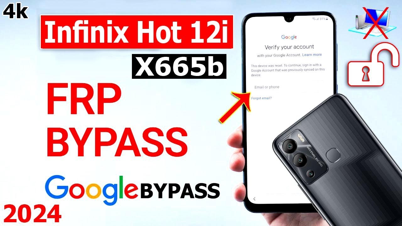Infinix Hot 12i Frp Bypass Google Drive Not Working ✅ Infinix (X665b) Frp Bypass Android Without Pc