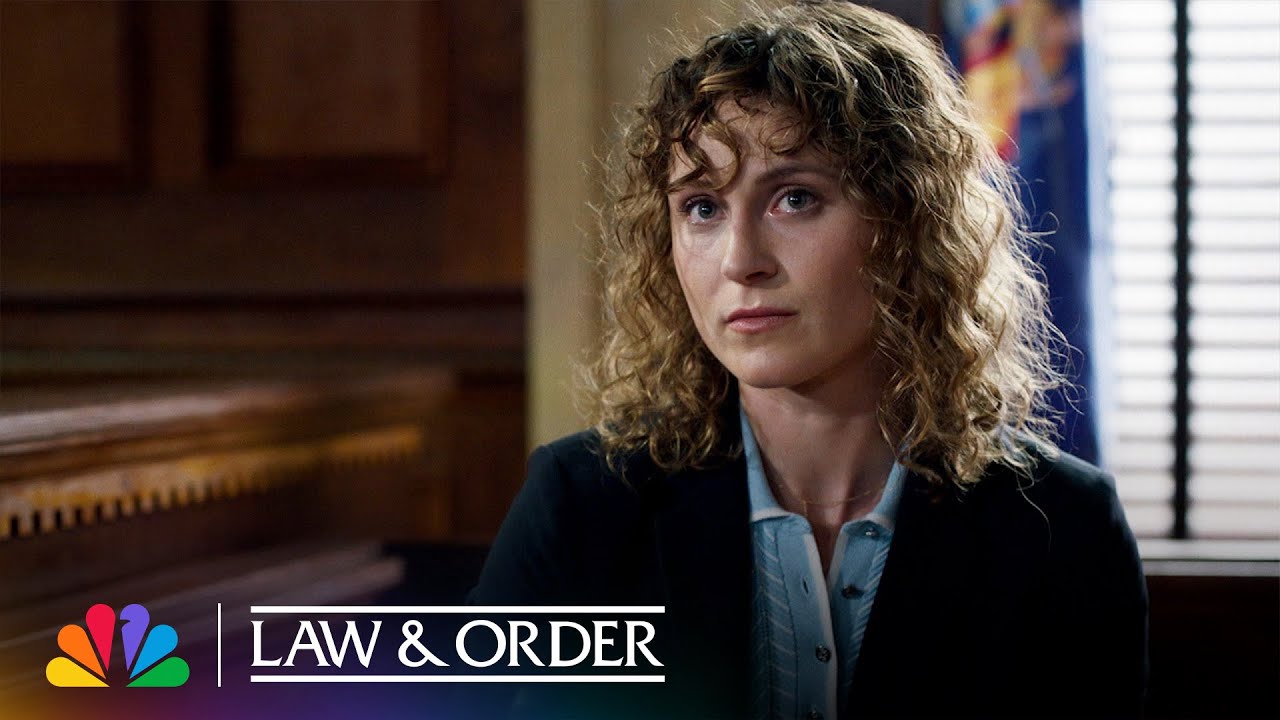 Baxter's Daughter Gives Her Testimony During a Murder Trial | Law & Order | NBC