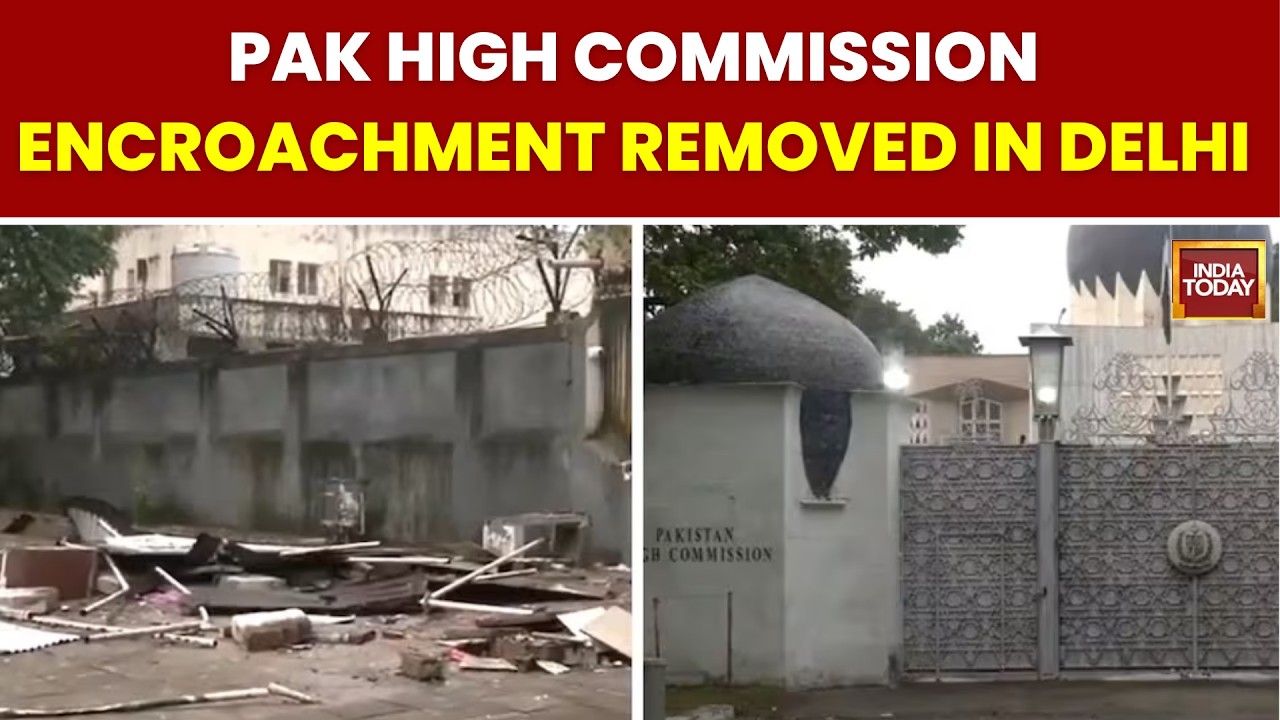 Delhi News: Pakistan High Commission Encroachment Demolished | Big Tit-for-Tat Move
