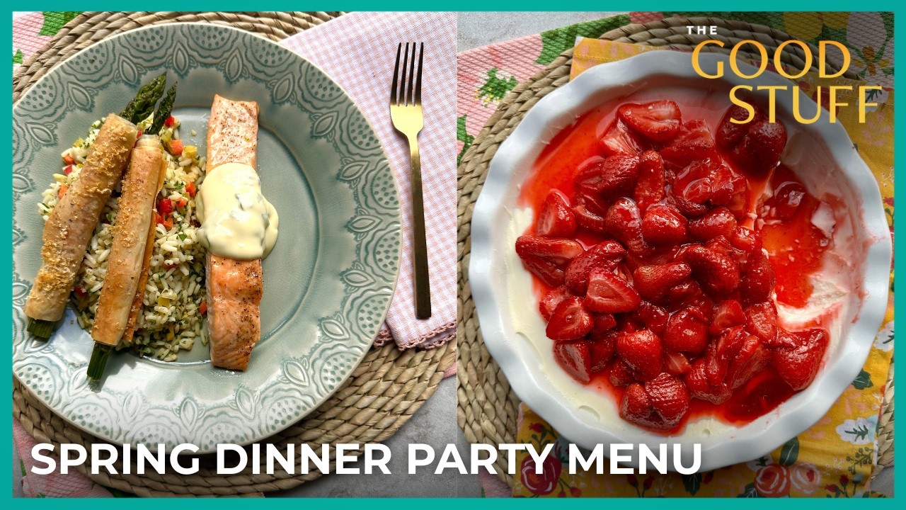 Spring Dinner Party Menu | The Good Stuff with Mary Berg
