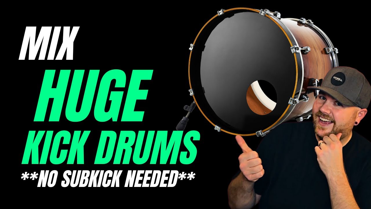 Get a HUGE kick drum sub without a subkick microphone