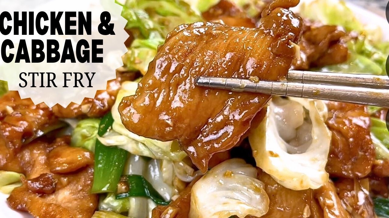 Chicken And Cabbage Stir Fry | Tender And Juicy Chicken Stir Fry With Vegetables | #chickenstirfry