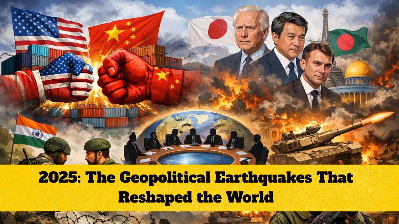 2025: The Geopolitical Earthquakes That Reshaped the World #geopoliticsnews