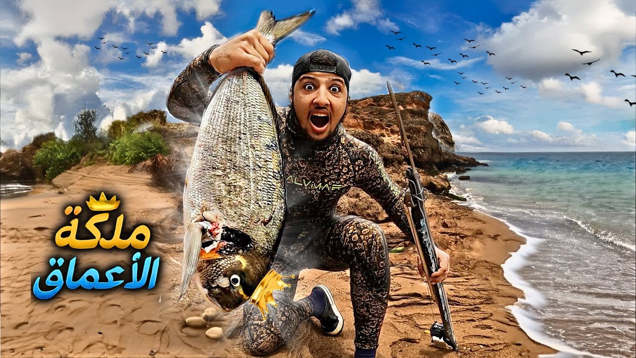 🎯 🚨 وأخيراً لقيت ملكة الأعماق 👑🐠 وحدة من أروع وأجمل الأسماك اللي شفت فحياتي ‼️