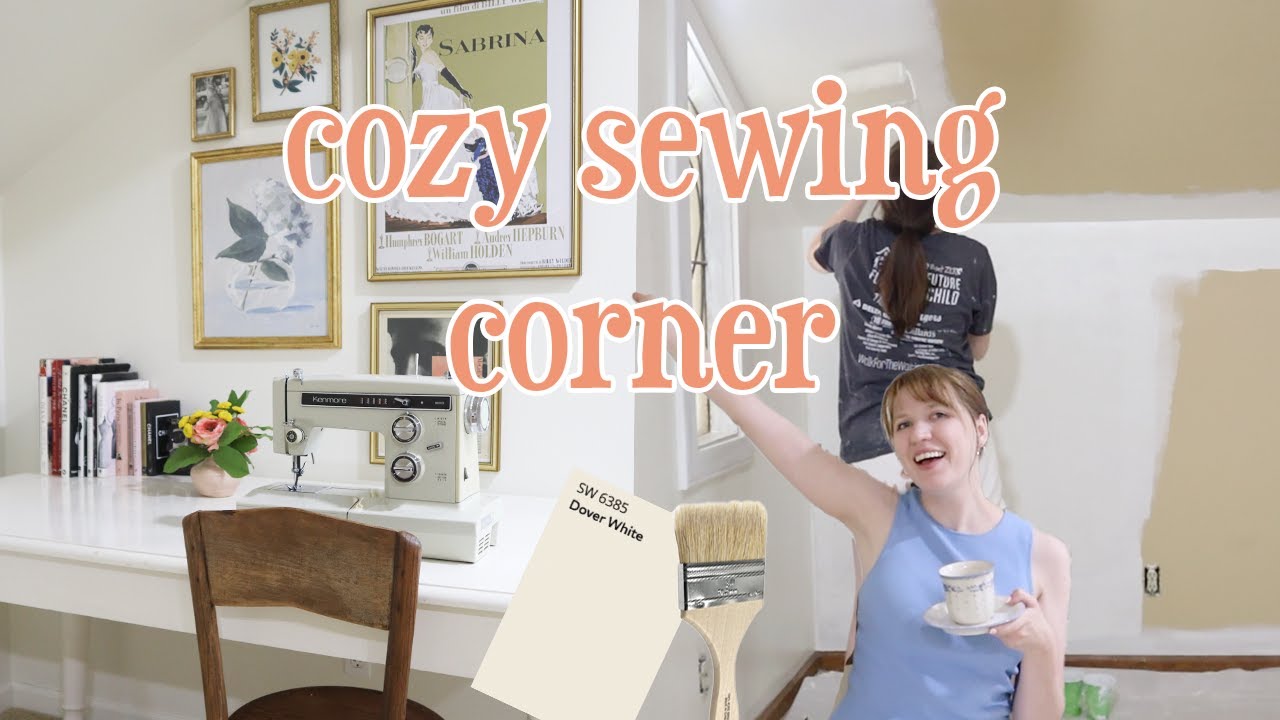 LIFE UPDATE: I MOVED! 🏠︎☕🌿 Setting Up My Sewing Corner