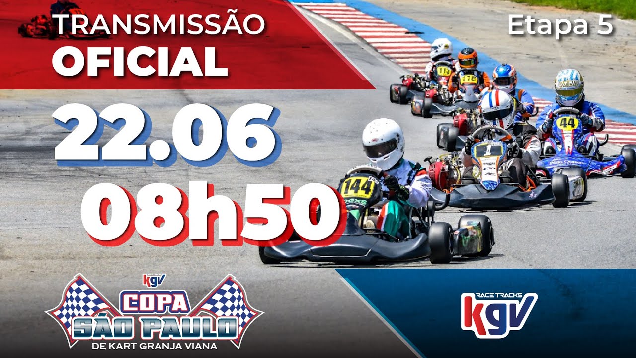 Copa São Paulo de Kart Granja Viana - 5ª Etapa - Sábado 22/06/2024