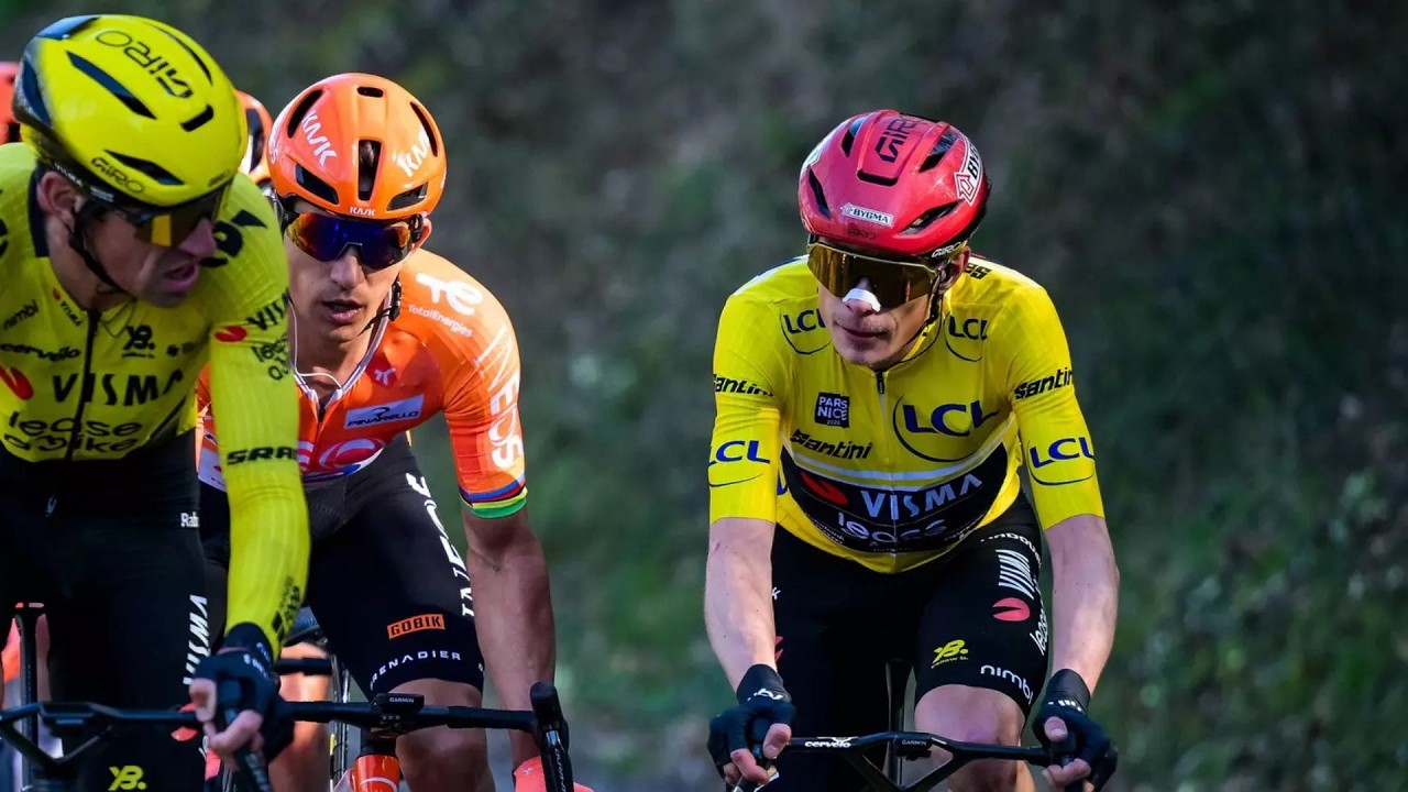 R&eacute;sum&eacute; Etape 5 Paris Nice 2025 - Jonas VINGEGAARD Seule au Monde // Cyclisme