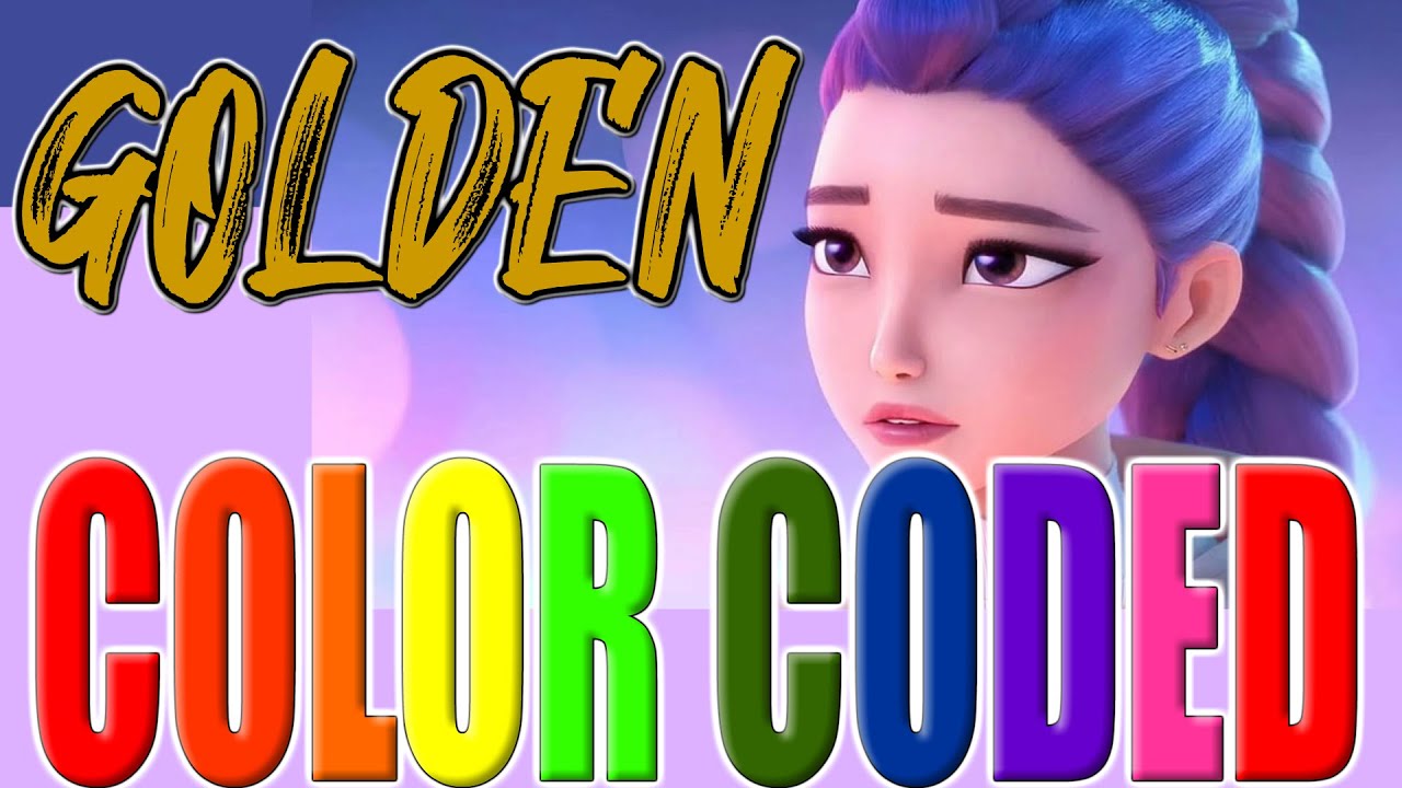 Golden by HUNTR/X | Color Coded Instruments | Thumpers & Boomwhackers