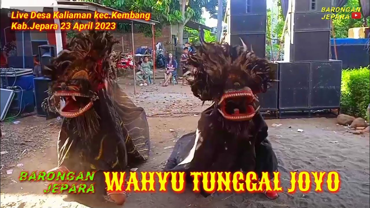 WAHYU TUNGGAL JOYO Live Ds Kaliaman kec.Kembang || Runtah - Gabby feat Paejah | Barongan Jepara