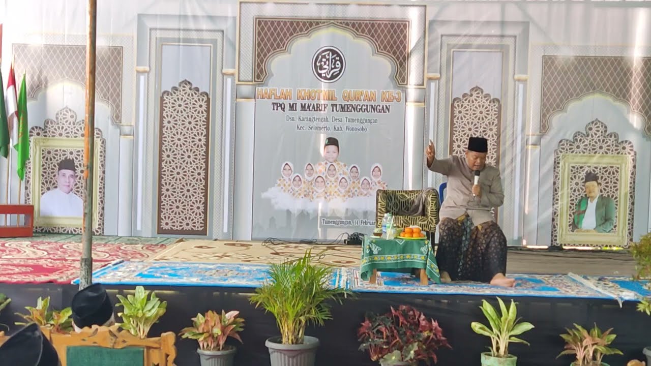 PENGAJIAN LUCU! DALAM RANGKA HAFLAH AKHIRUSSANAH TPQ MI MA'ARIF TUMENGGUNGAN KARANGANYAR SELOMERTO