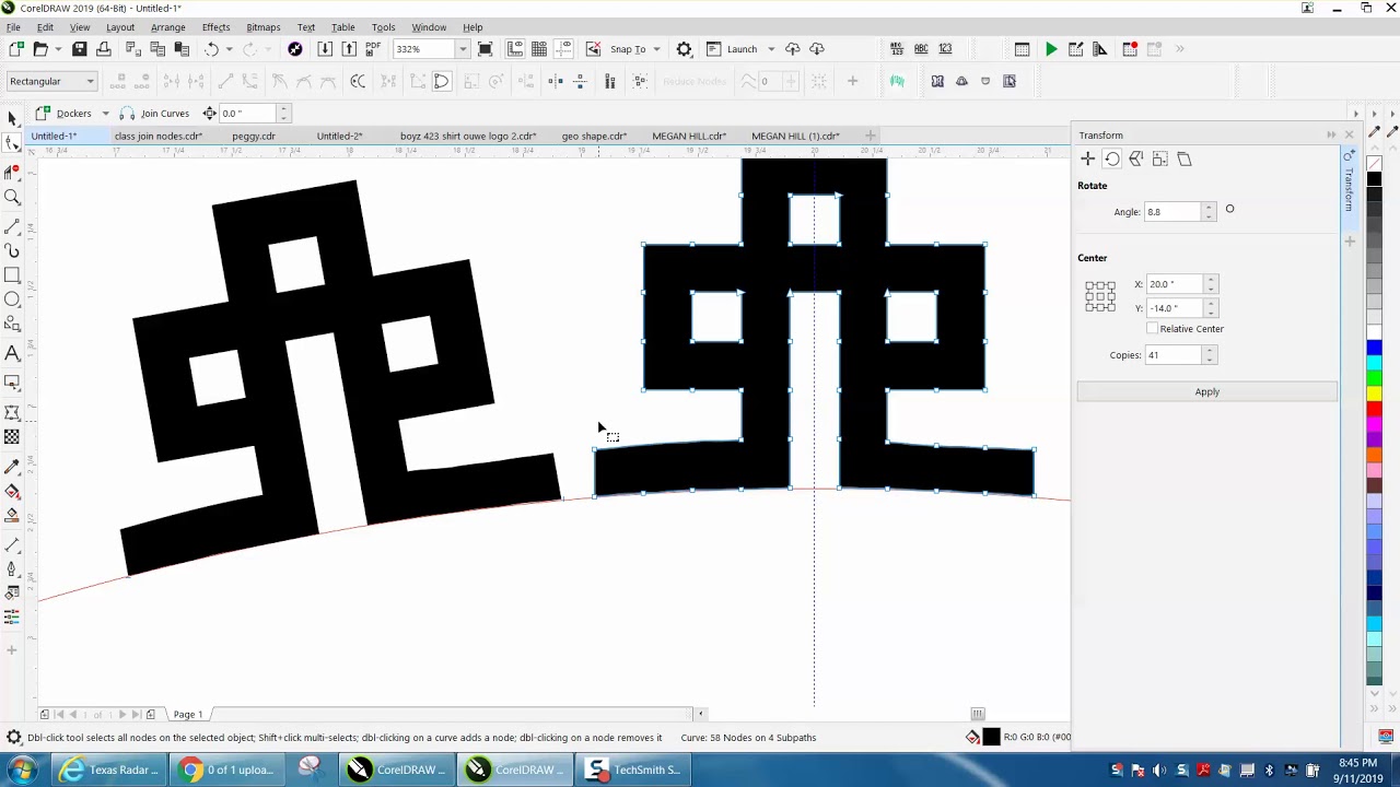Corel Draw Tips & Tricks Geometric Pattern Part 6